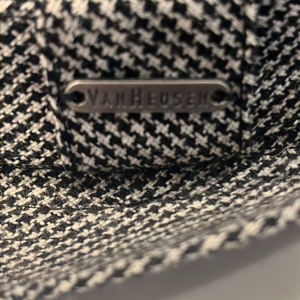 Men’s Van Heusen Fedora Black and Gray Tweed. Has headband. Like new. ML-MG - Picture 3 of 11